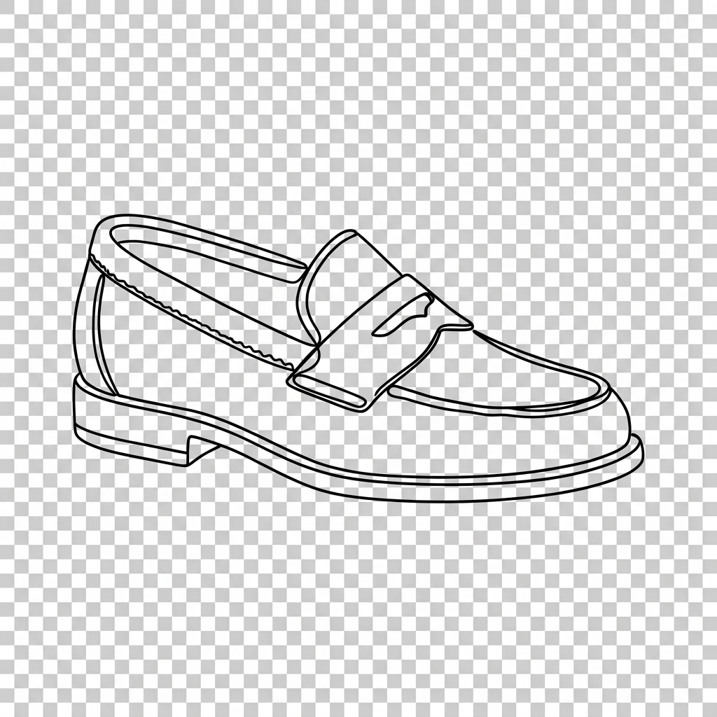 Suede loafer